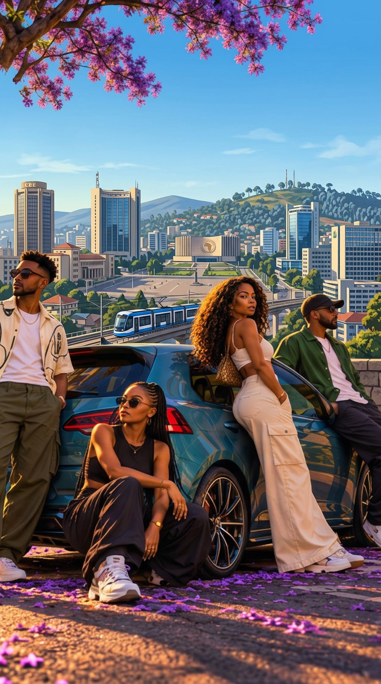 Addis Ababa city poster