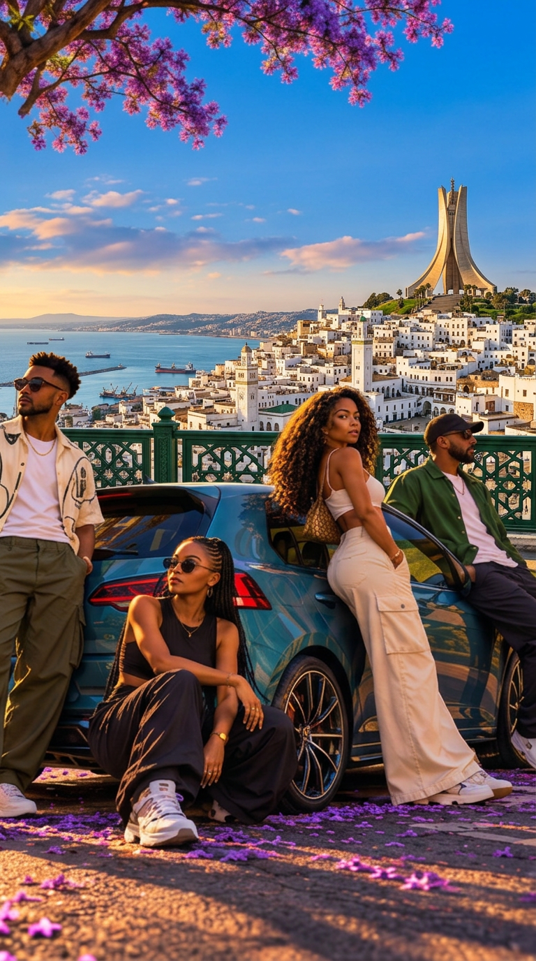 Algiers city poster