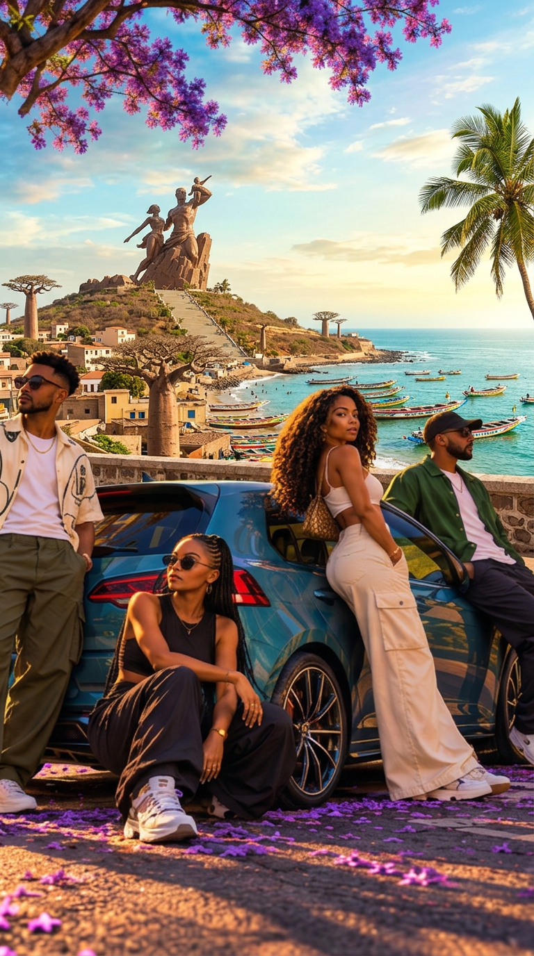 Dakar city poster