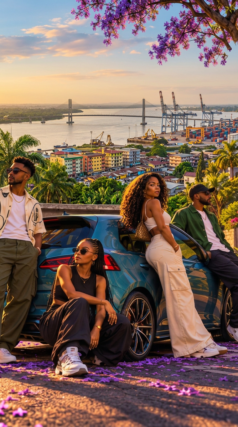 Douala city poster