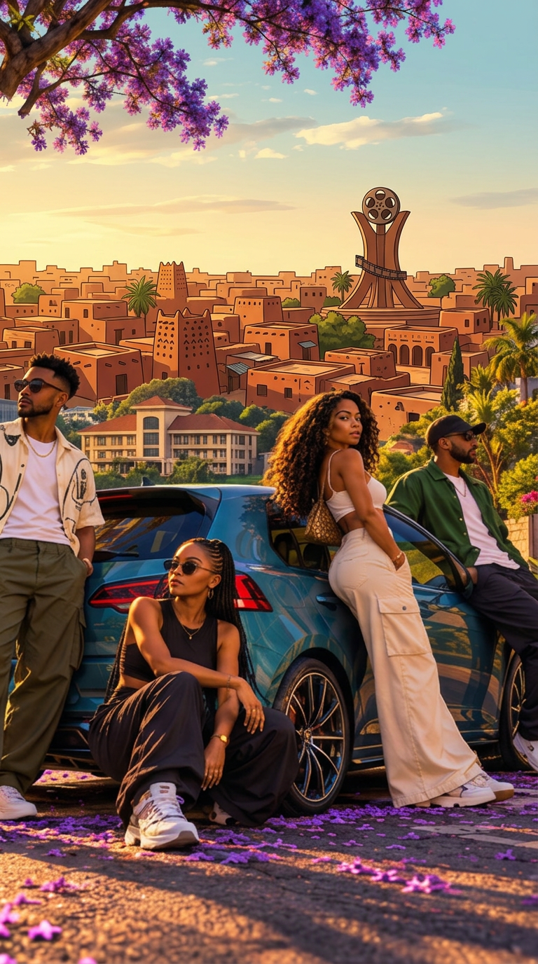 Ouagadougou city poster