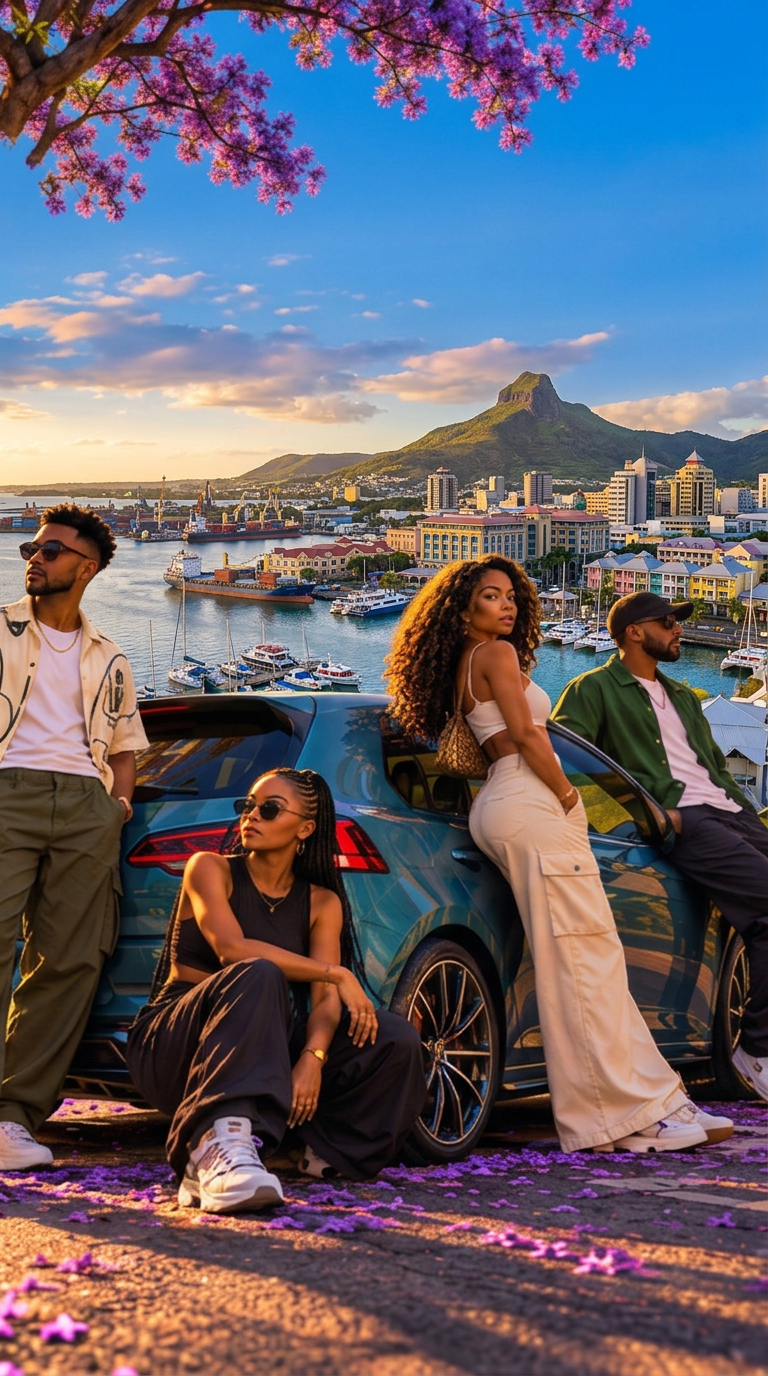 Port Louis city poster