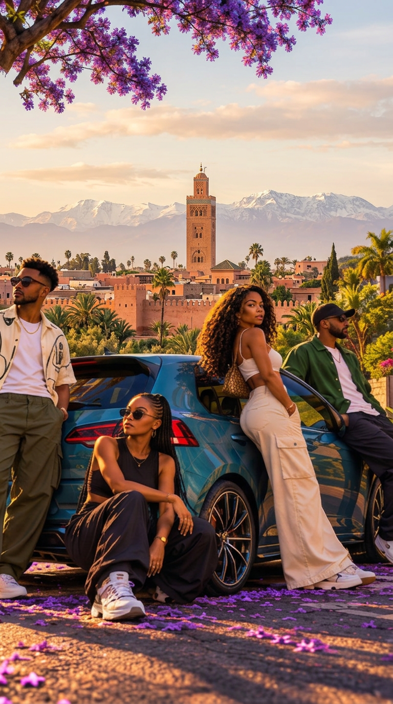 Marrakech city poster