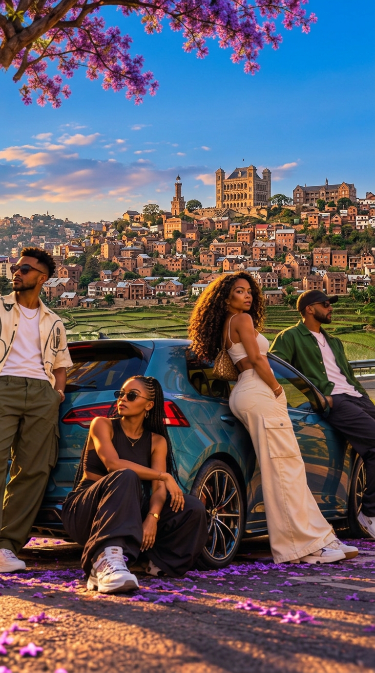 Antananarivo city poster