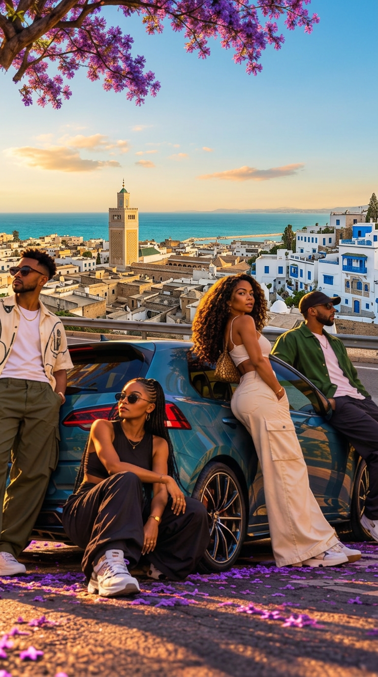 Tunis city poster